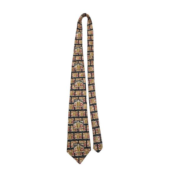 Museum Artifacts Bulls Bears The Great Wall Street Game Novelty Necktie - Picture 2 of 6